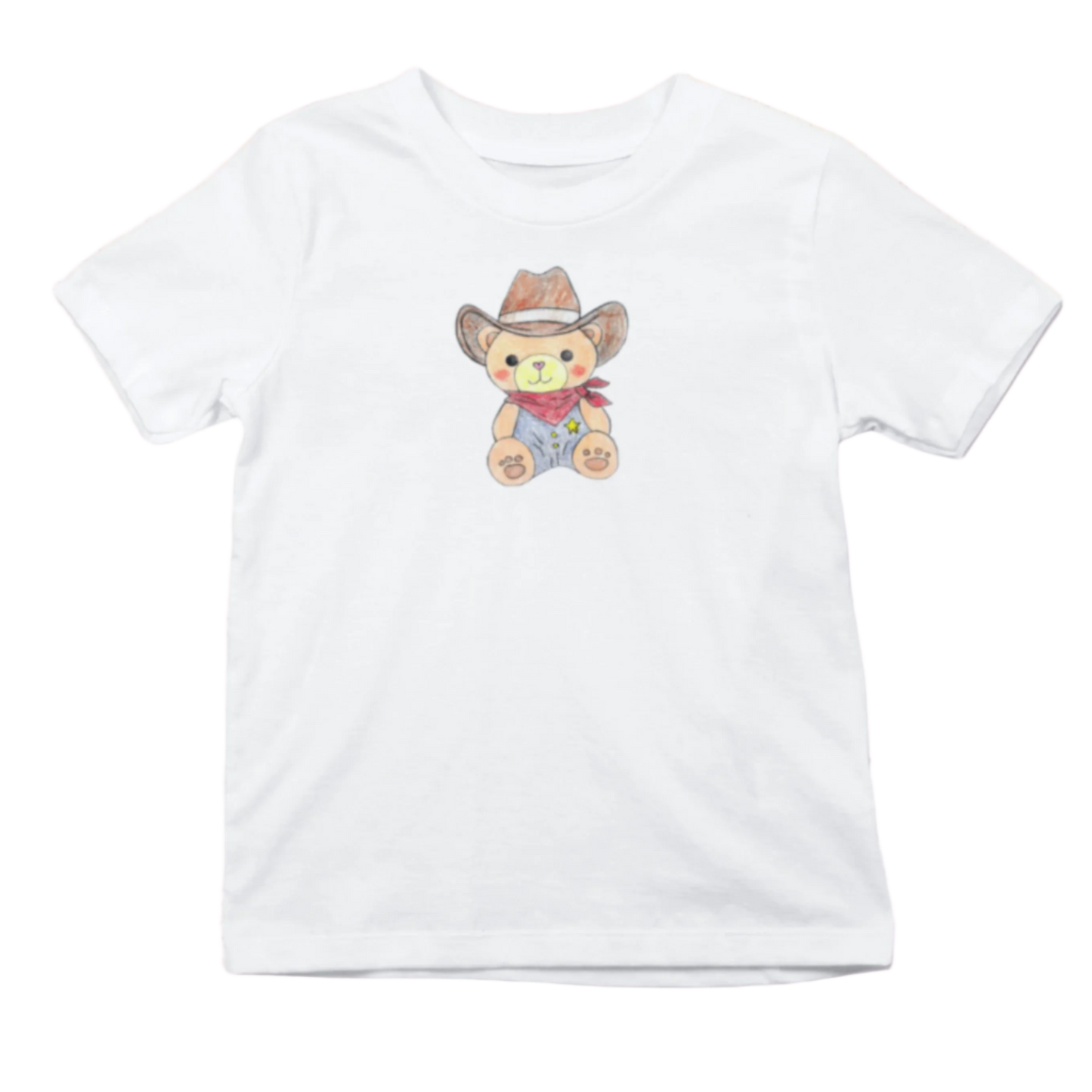 Cozy Cowboy Teddy Bear Tee - Unisex 100% Cotton