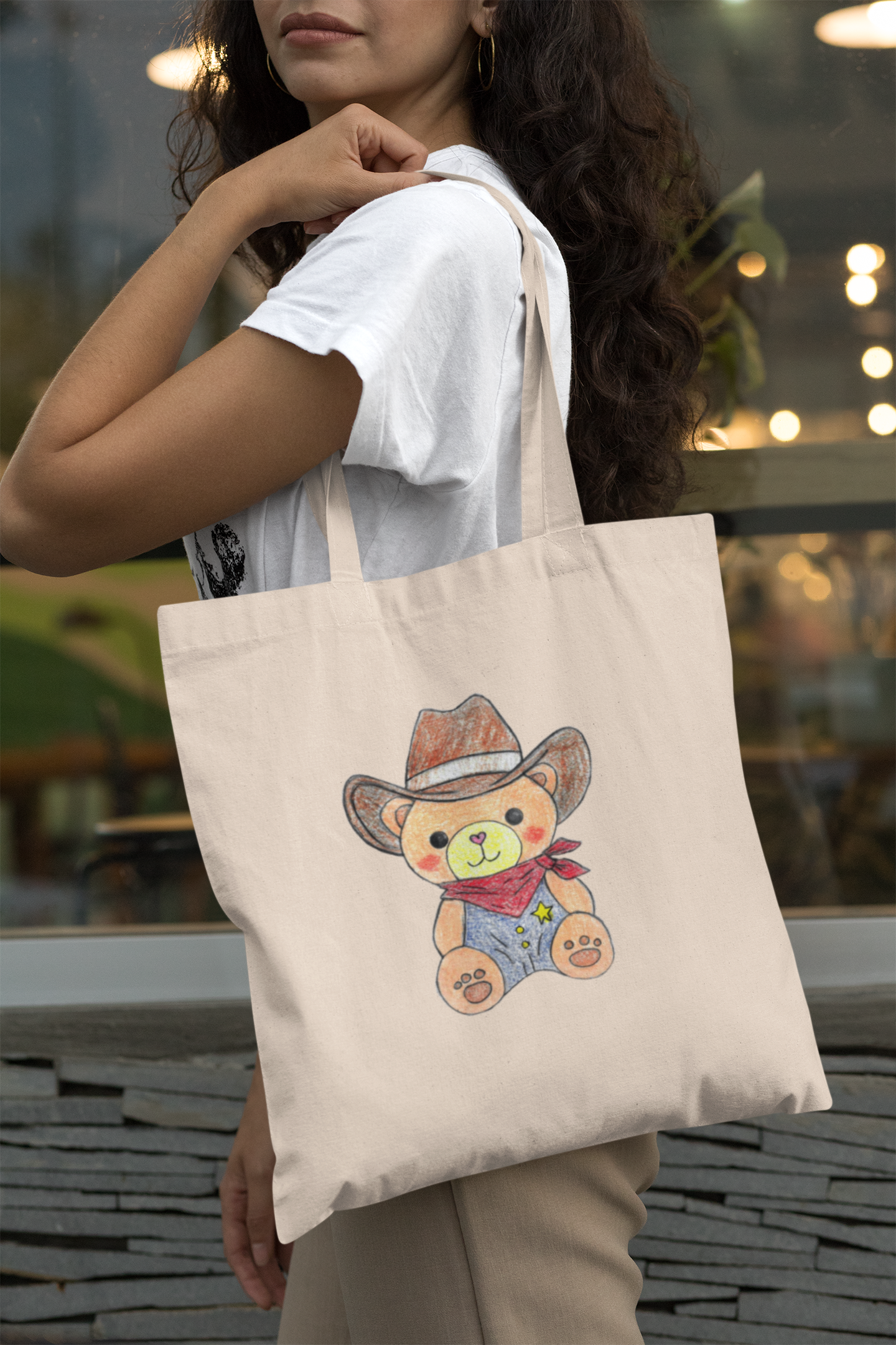 Cozy Cowboy Tote Bag